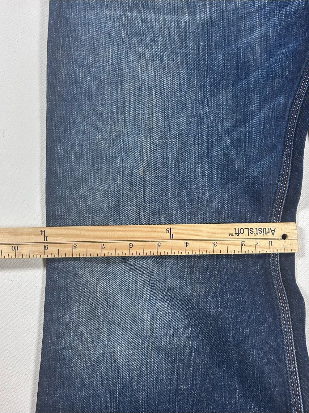 DIESEL ZAF 0081W BOOTCUT Dark Blue FLARE BUTTON JEANS Pants DENIM 34x30 Whiskers